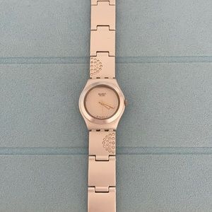 Swatch watch with crystals